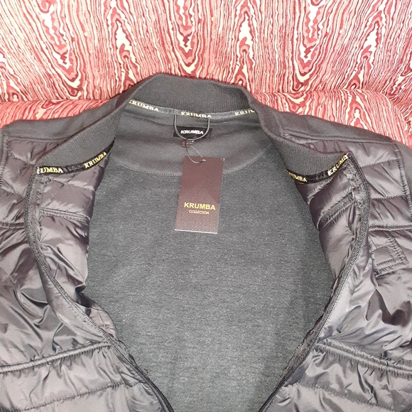 KRUMBA Black Lightweight Flight Full Zip Pockets Jacket Men's Sz 2XL NWT - Picture 12 of 16